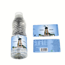 Etiqueta de manga encogida por calor para botellas de agua pura